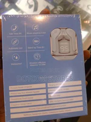 Ultrapods Max Wireless Earbuds Bluetooth Headphones, Blue