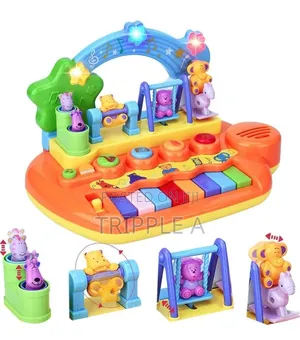 Learn to Play Musical Toy Piano With 8 Keys
