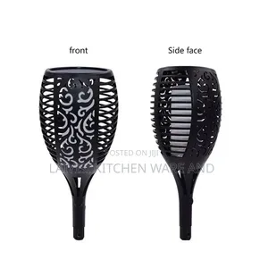 Solar Torch Lights With Flickering Flames Garden Light