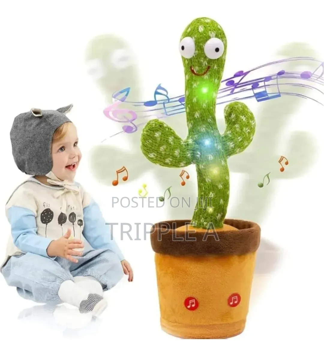 Active Talking Singing Dancing Cactus Toy