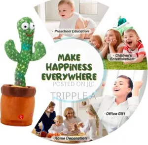 Active Talking Singing Dancing Cactus Toy