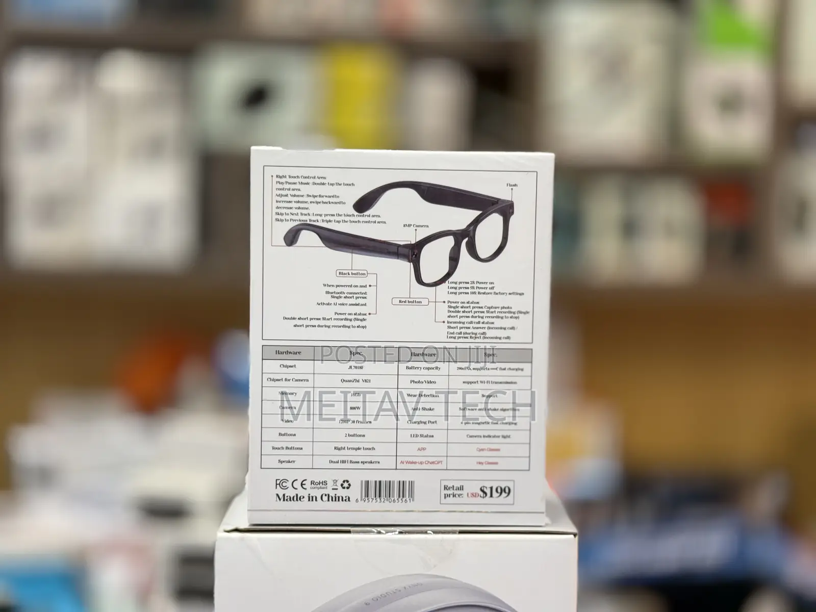 AI Smart Glasses With Camera