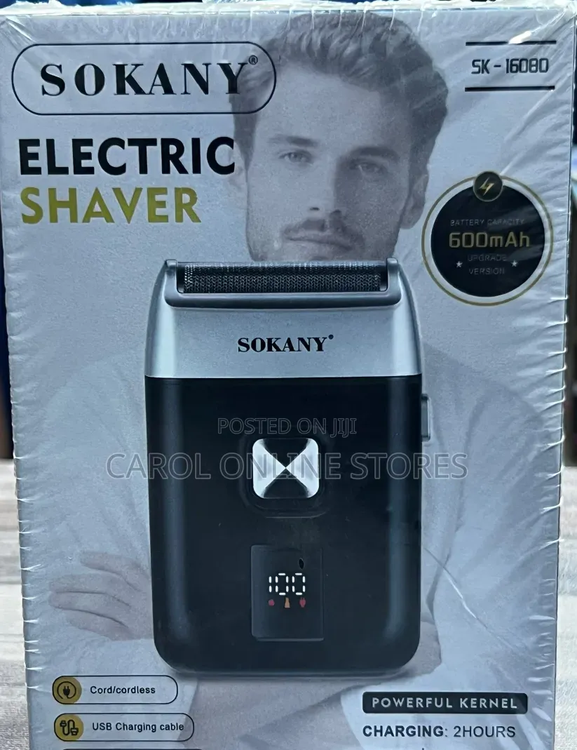 SOKANY Rechageable Shaver With Type C Charger