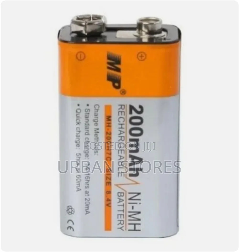 9-Volt Rechargeable Battery MP.