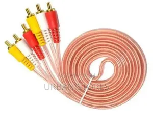 RCA AV Audio Video Cables Banana Pins-10 Meters -Banana Cable