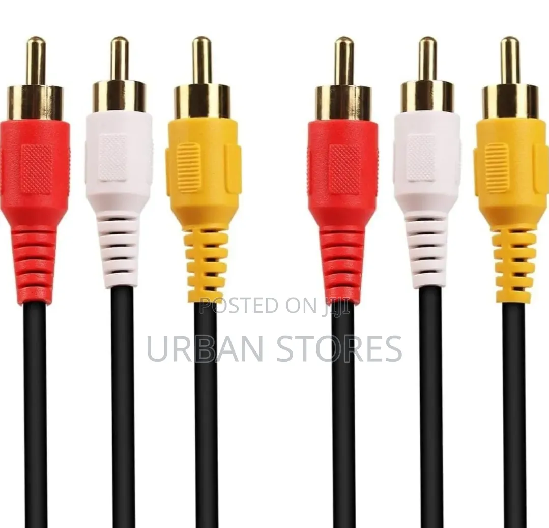 RCA AV Audio Video Cables Banana Pins-10 Meters -Banana Cable