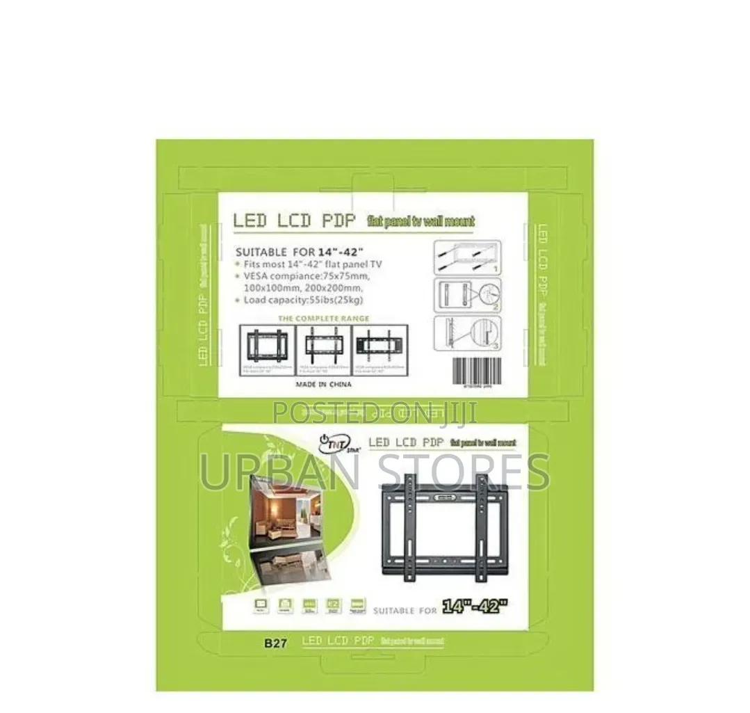 LED/LCD TV Wall Mount 14"-42" - Black