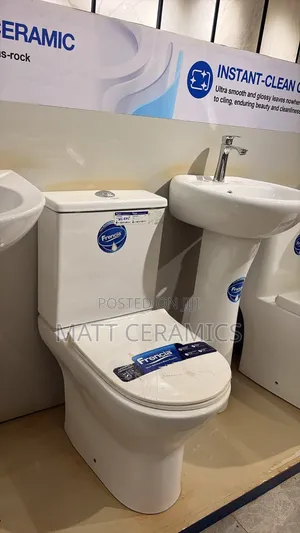 Toilet Set With Wash Basin