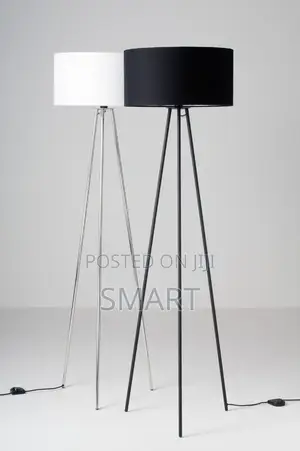 Metallic Luminous Floor Lamps With 3stands