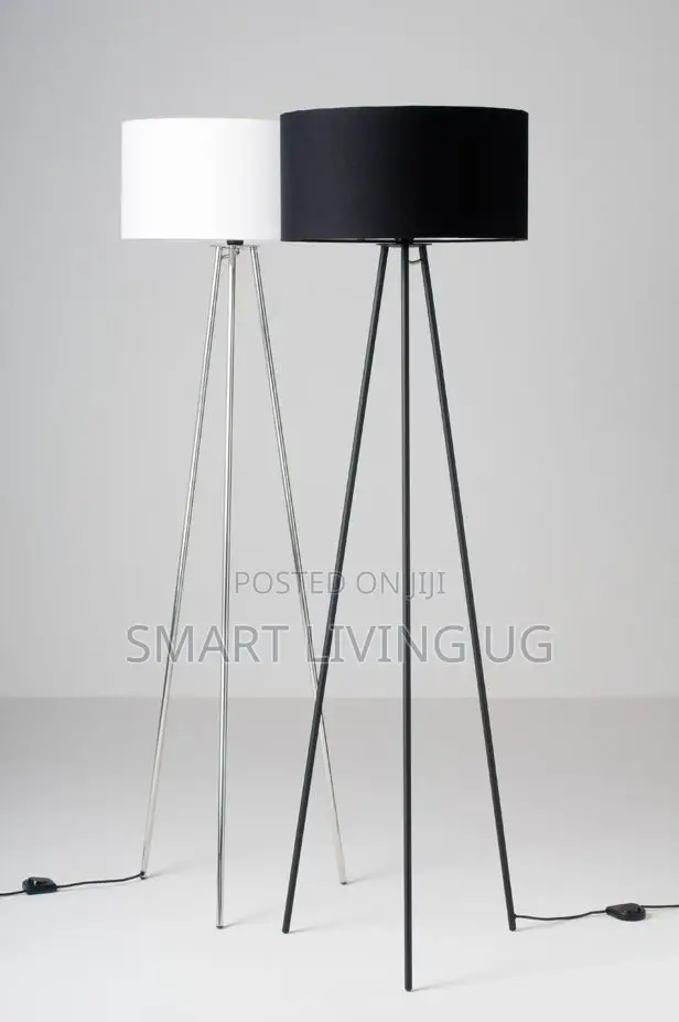 Metallic Luminous Floor Lamps With 3stands