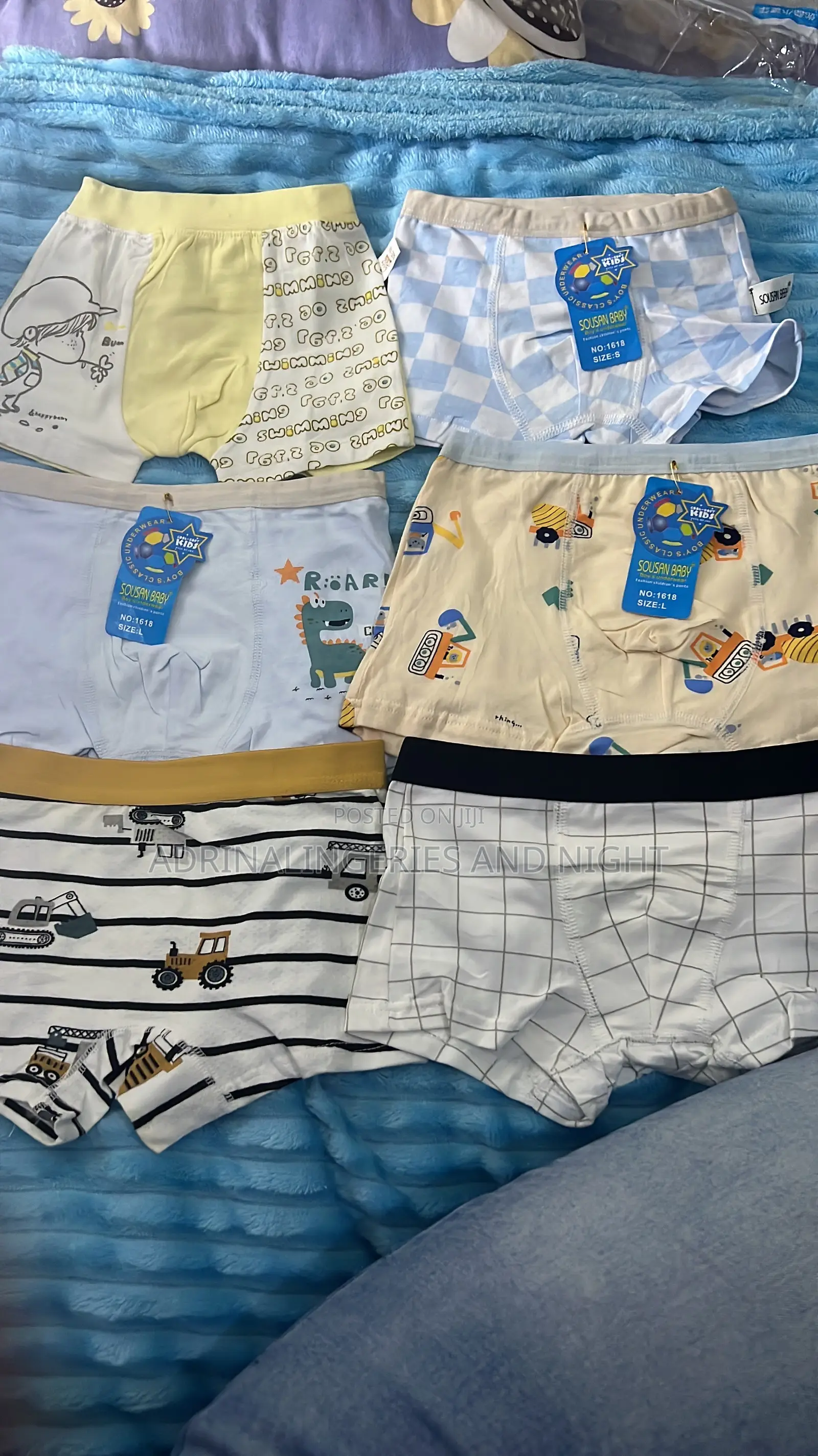 Kids Cotton Boxers( Dozen )