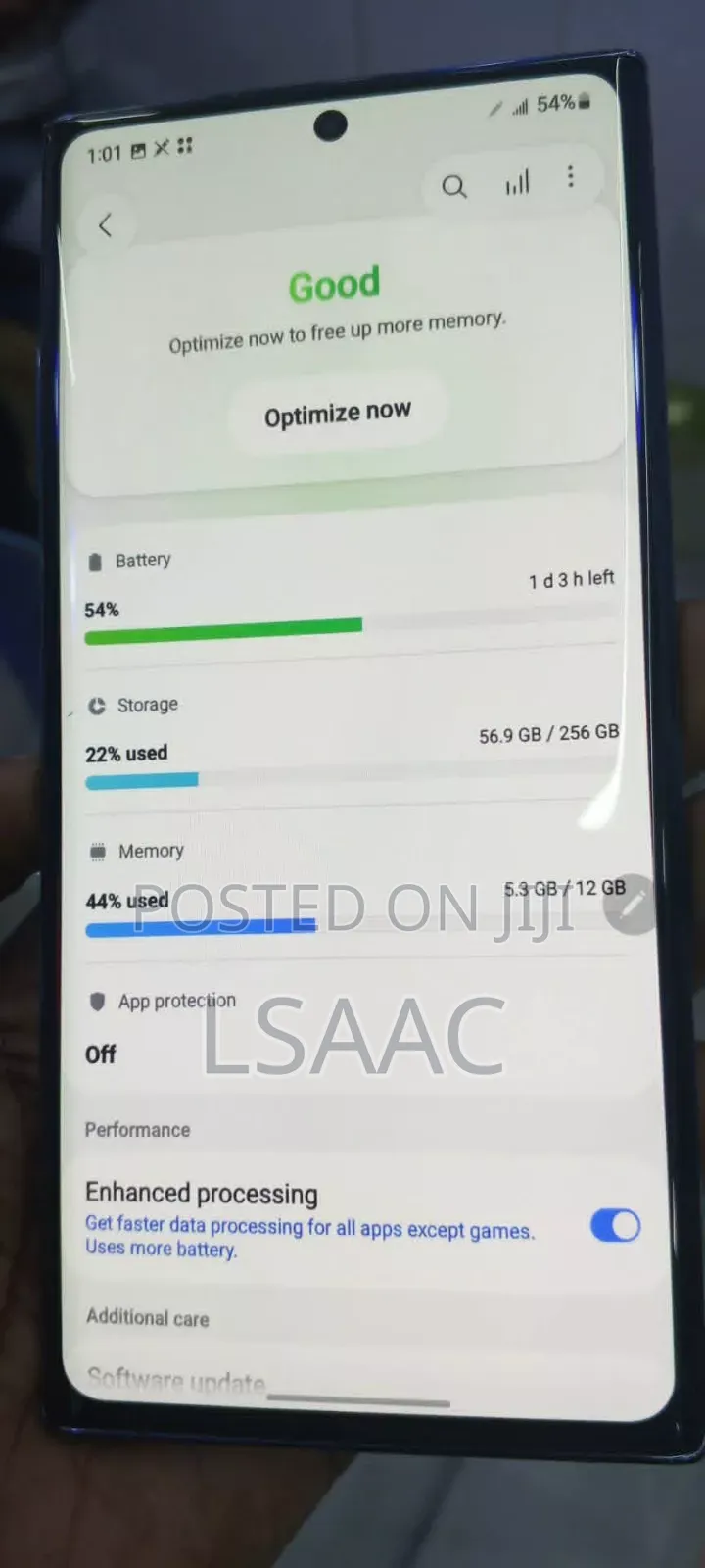 Samsung Galaxy Note 10 Plus 256 GB Blue