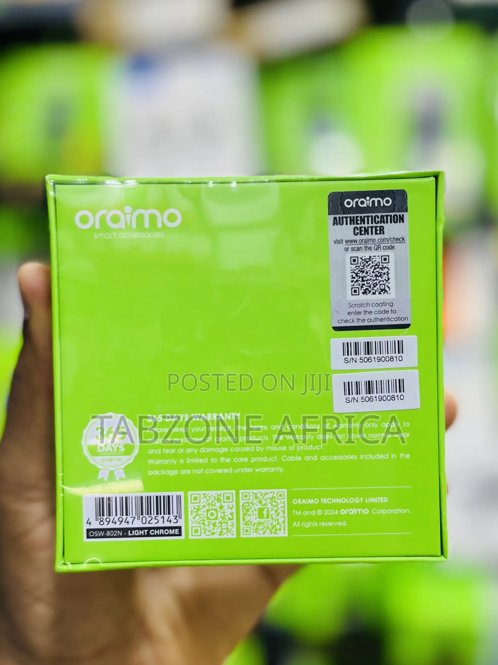 Oraimo Watch Nova v Smart Watch 2.01” HD Bluetooth Calling
