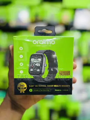 Oraimo Watch 6 Smart Watch 2.04” HD Bluetooth Calling IP68