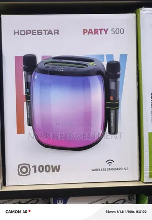 Hopestar Party 500 Bluetooth Speaker. Wireless Speaker