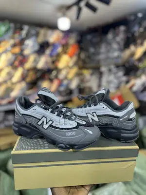 New Balance 1000 Grey Black Reflective Sneakers
