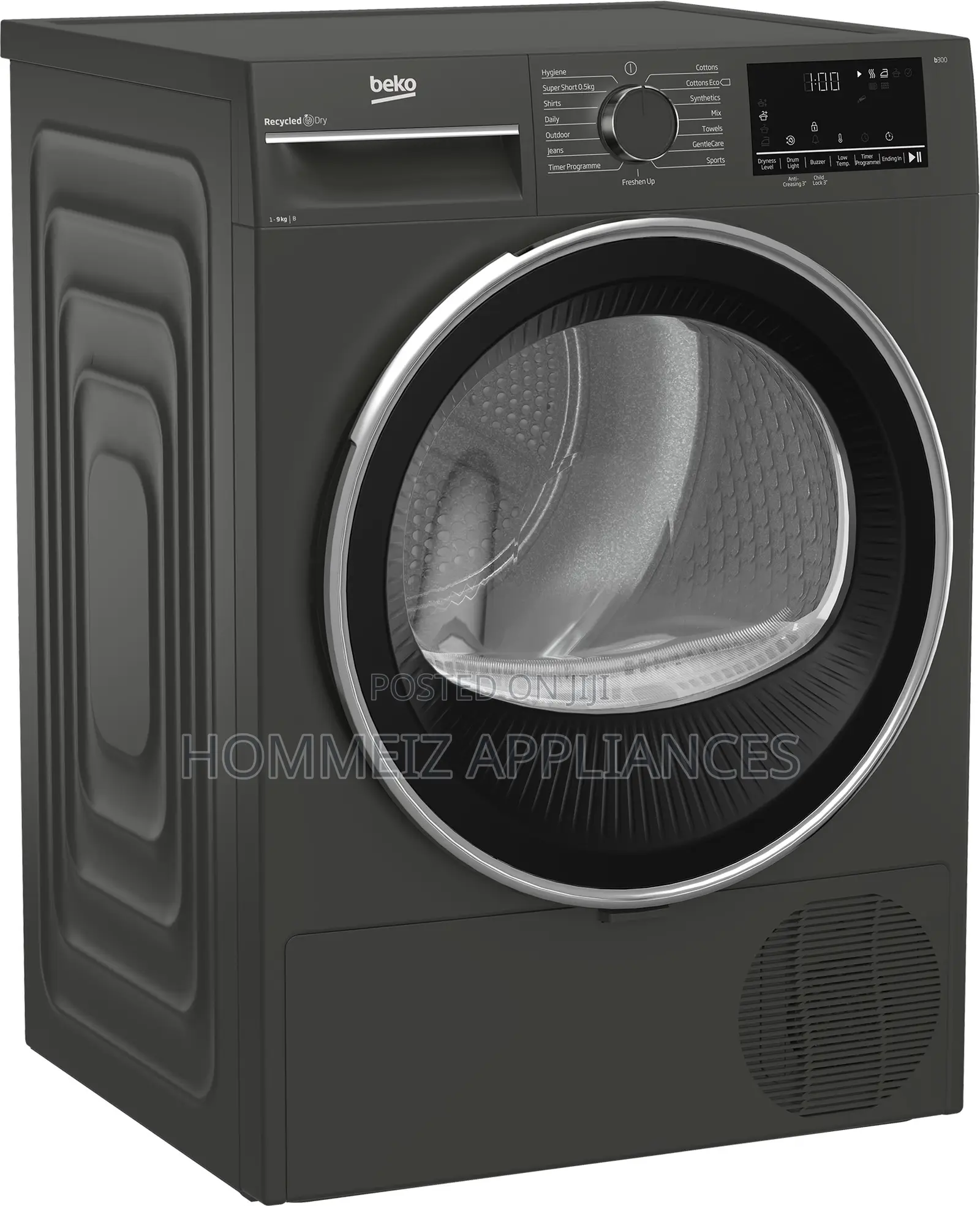 Beko Washing Machine 9kg, 16 Program, Mgray, Condenser Dryer