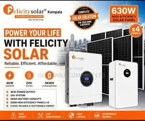 5kwh 4kva 24v Felicity Hybrid Complete Solar System