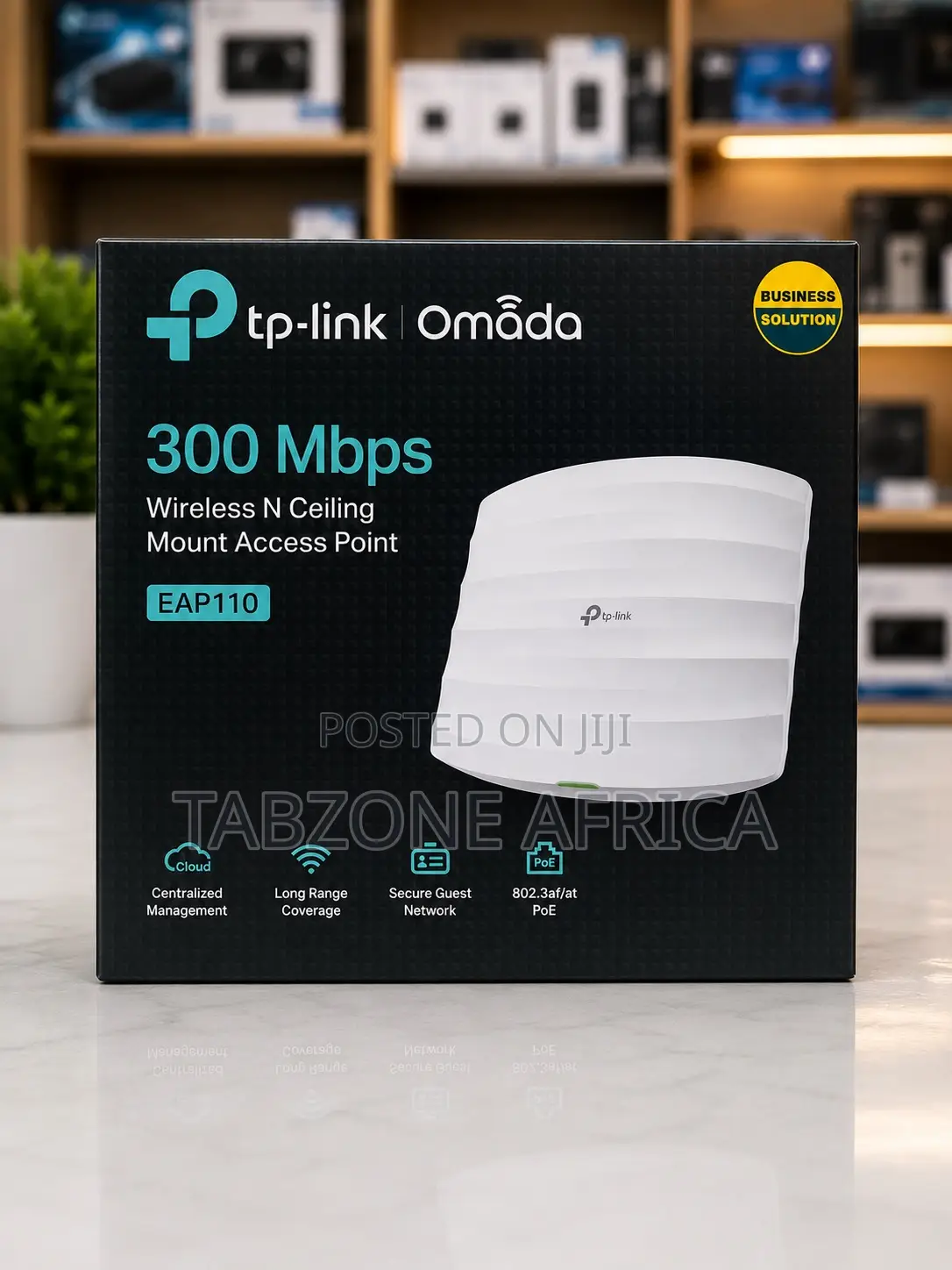 TP-Link Omada EAP110 300Mbps Ceiling Mount Wireless Access Point