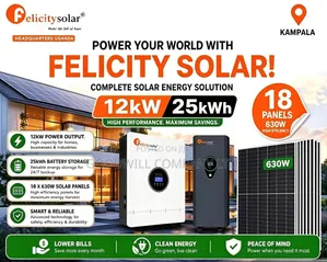 25kwh 12kva 48v Felicity Complete Hybrid Solar System
