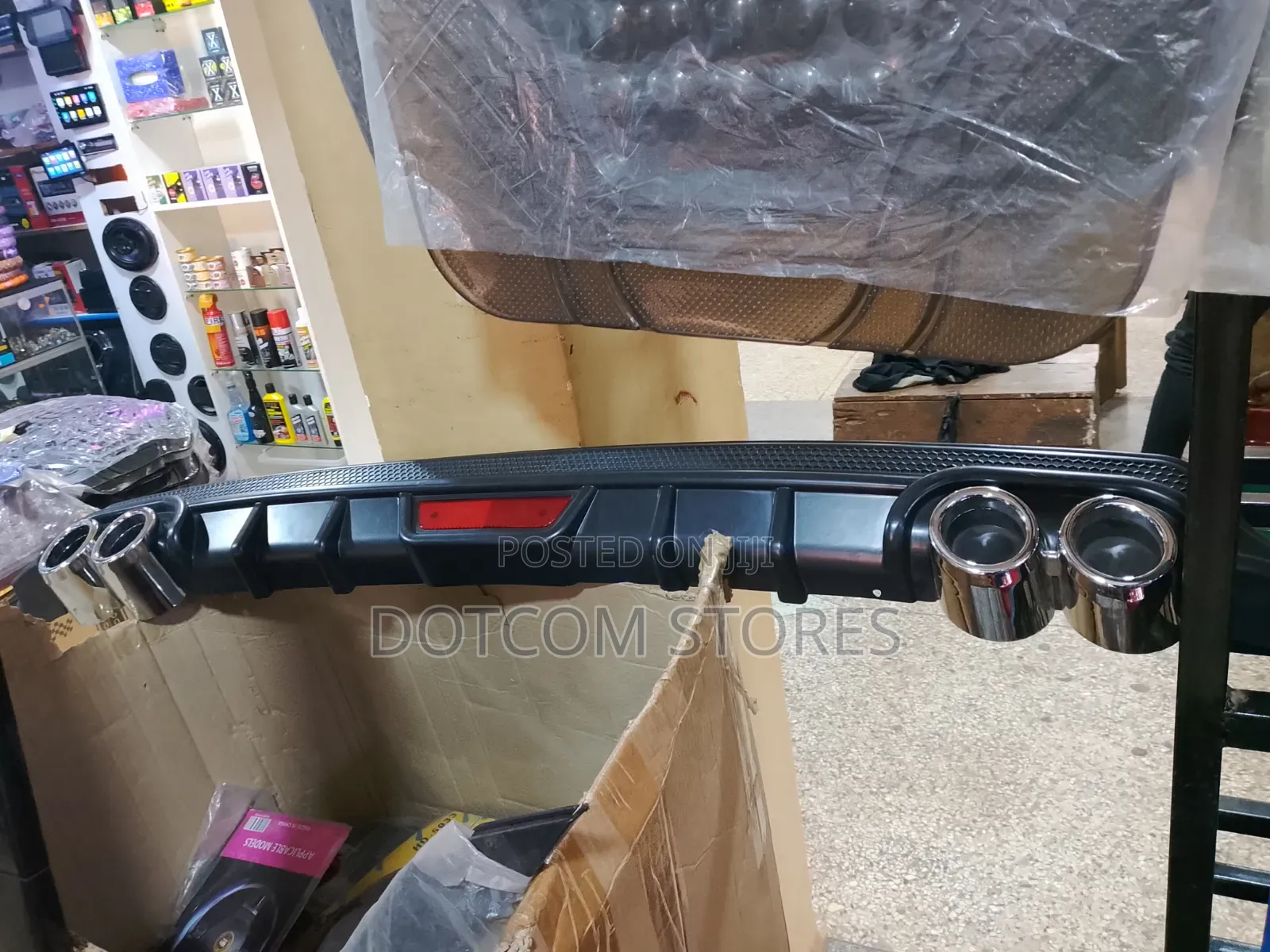 Universal Back Bumper Diffuser Black