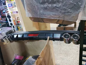 Universal Back Bumper Diffuser Black