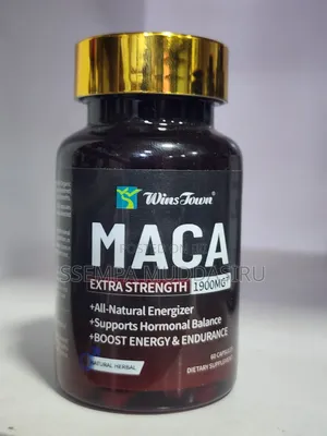 Maca Extra Strength 1900mg+,60 Capsules Dietry Supplement