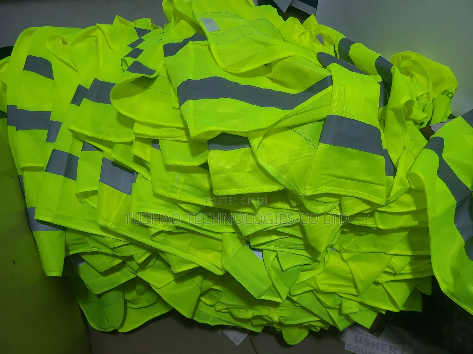 Branded Reflector Vests (Bulk Only - 100+ Pieces)