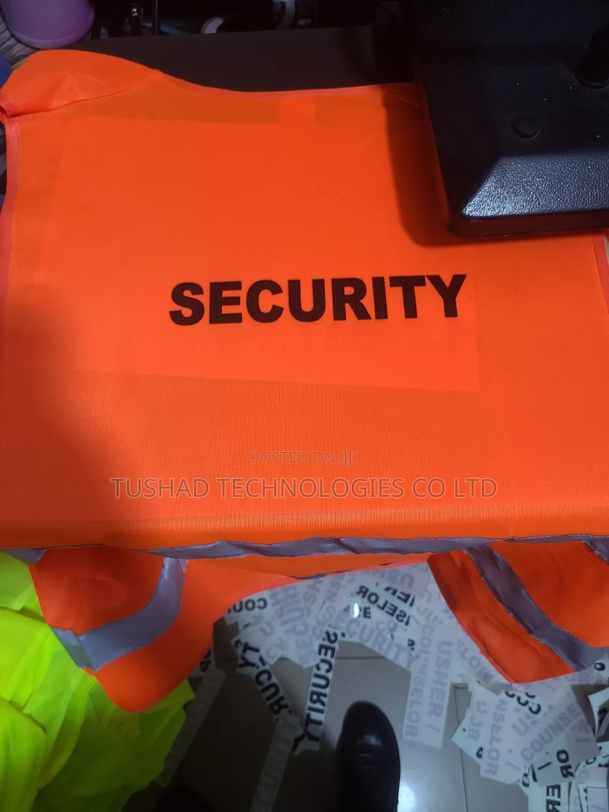 Branded Reflector Vests (Bulk Only - 100+ Pieces)