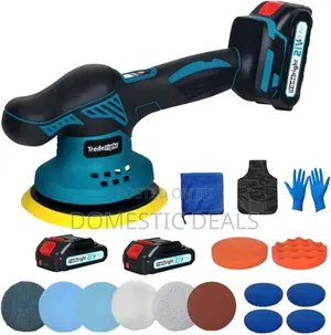 Cordless Car Polisher, 2 * 21V 2.0Ah Rechargeable Batterie