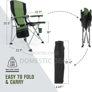 Portable Folding Camping Chair With Cup Holder