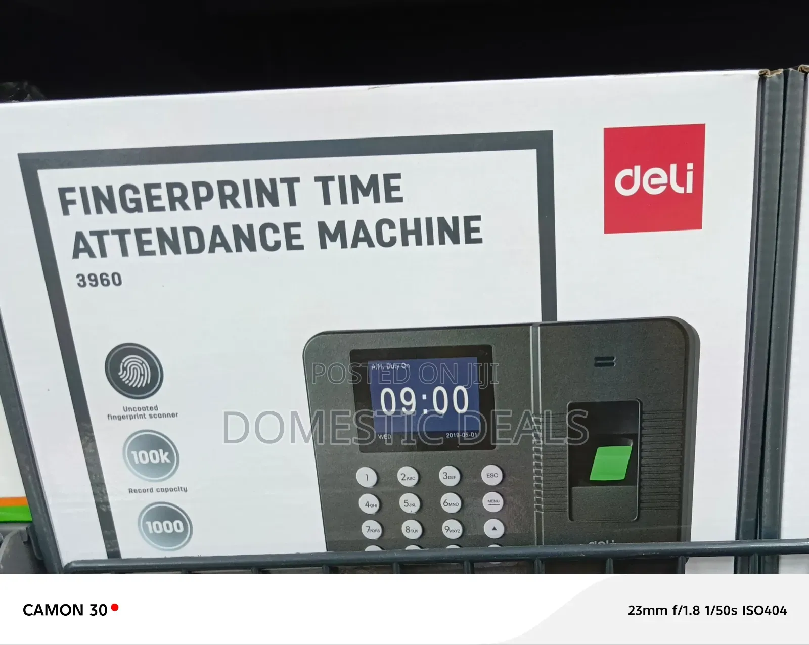 Deli-E3960 Fingerprint Attendance Machine