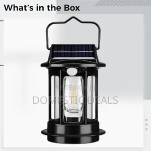 Solar Motion Sensor Lantern Camping Light
