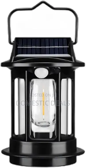 Solar Motion Sensor Lantern Camping Light