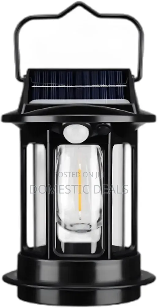 Solar Motion Sensor Lantern Camping Light