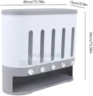 Dry Food Dispenser Container 5 in 1Cereal Storage