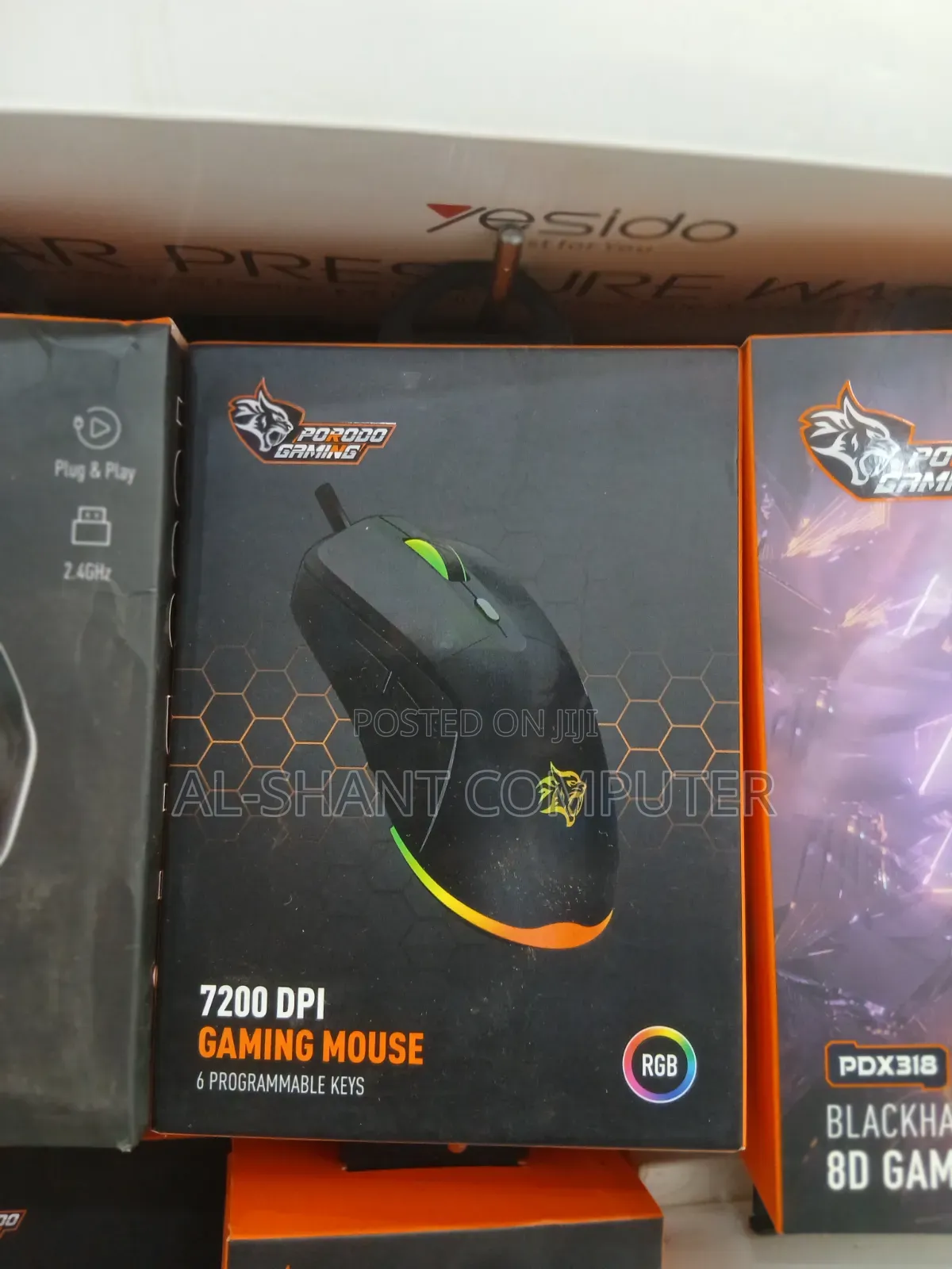 Porodo 7200 DPI Gaming Mouse