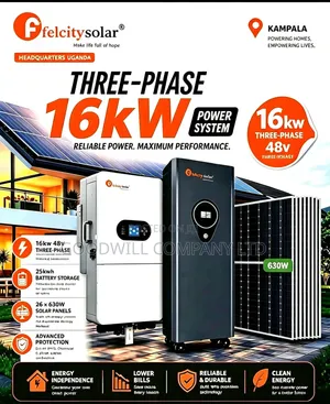 25kwh 16kva 48v Three Phase Felicity Hybrid Complete Solar System