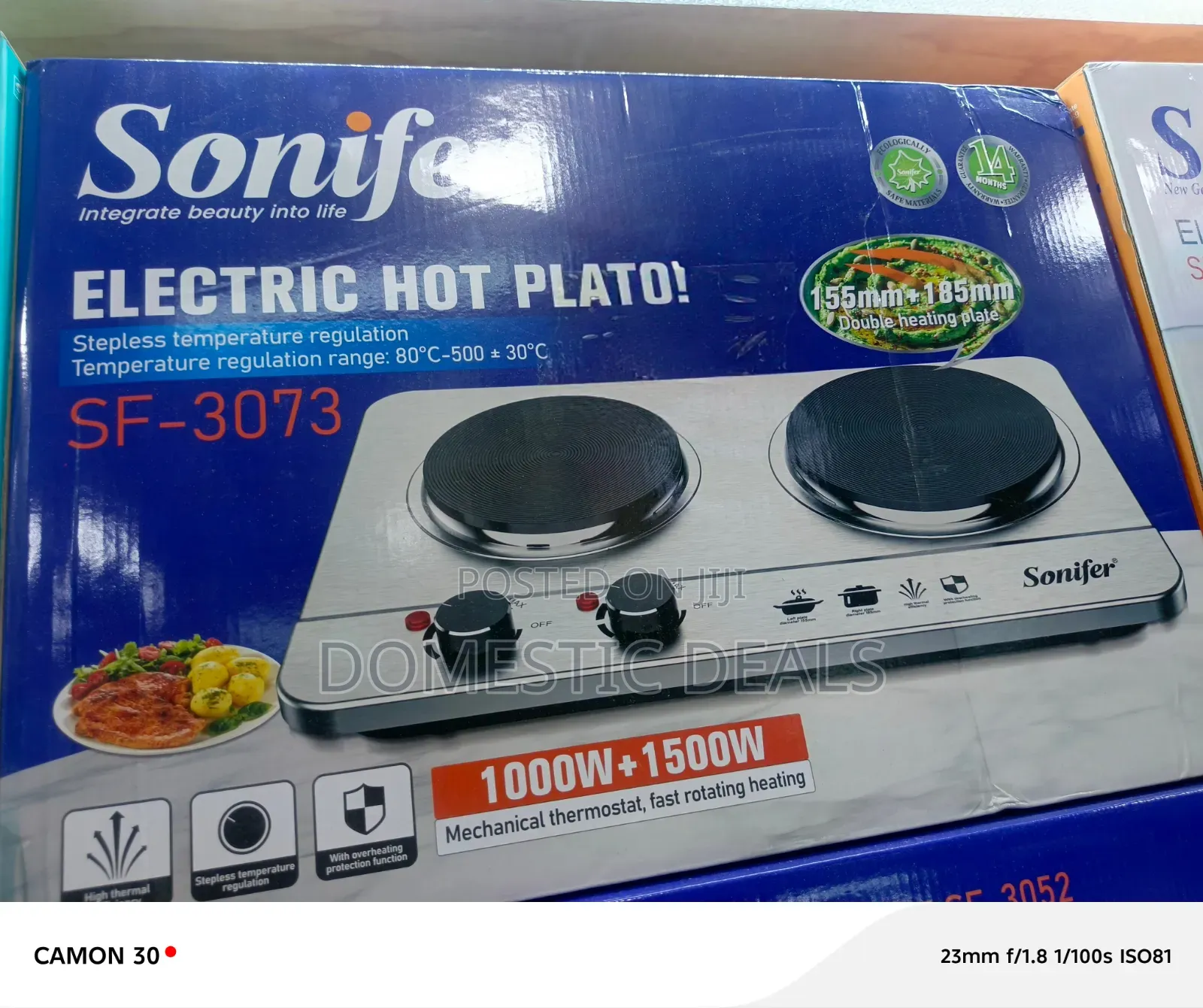 Sonifer SF-3073 Double Electric Hot Plate