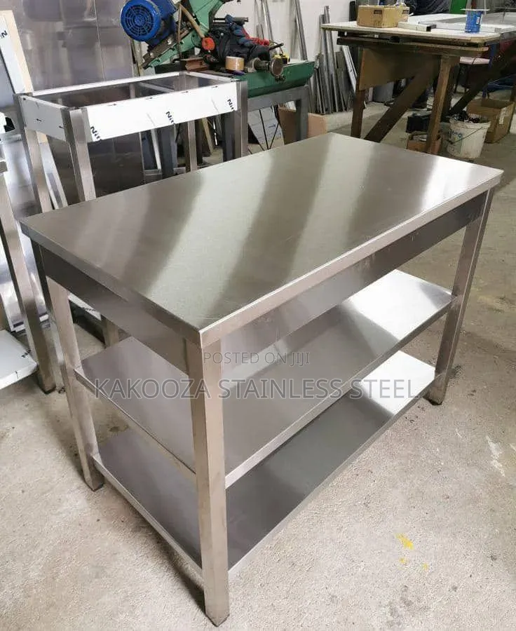 Stainless Working Table 3 Shelves