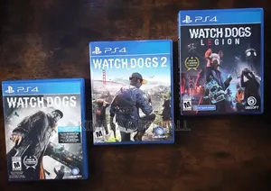 All Watch Dogs Games CDs on PS4