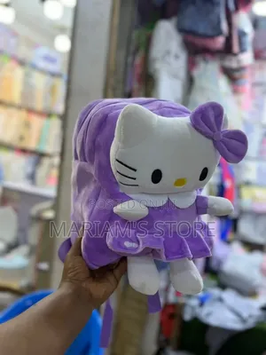 Plush Pink Bunny Backpack Features a Detachable Stuffed Toy Rabbit