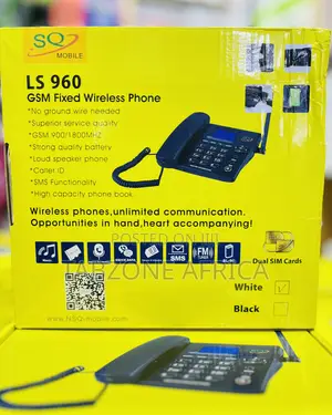 SQ Mobile LS960 Dual SIM GSM Fixed Wireless Desktop Phone