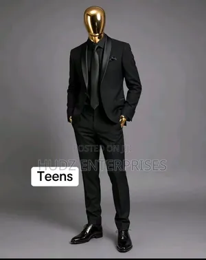 Teen's Collection Black Texado Suit