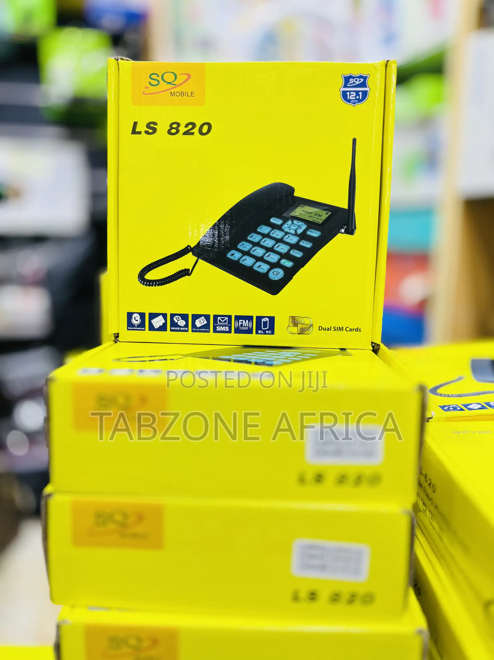 SQ Mobile LS820 Dual SIM GSM Fixed Wireless Desktop Phone