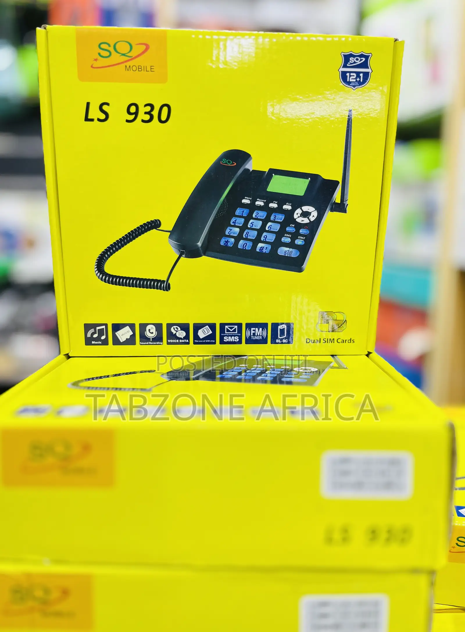 SQ Mobile LS930 Dual SIM GSM Fixed Wireless Desktop Phone