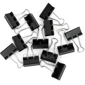 Qualimate Binder Clips Paper Clips Stationary