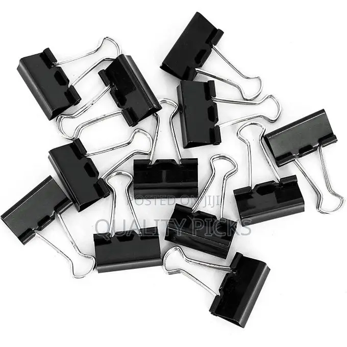 Qualimate Binder Clips Paper Clips Stationary