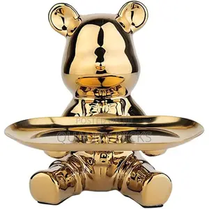 Bear Showpiece for Home, Kitchen, Office , Funcitional as Piggy Bank
