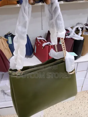 2pcs CHRISBELLA Villanova Luxe Olive Chain Tote